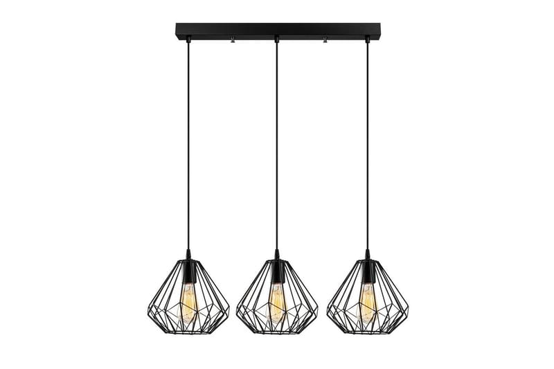 Taklampe Almasi Three Svart - Svart - Belysning - Innendørsbelysning & Lamper - Taklampe - Pendellamper & Hengelamper