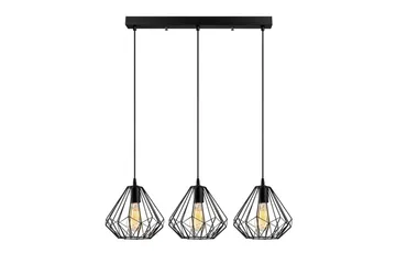 Taklampe Almasi Three Svart - Svart - Belysning - Innendørsbelysning & Lamper - Taklampe - Pendellamper & Hengelamper