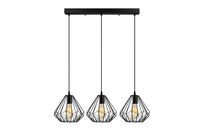 Taklampe Almasi Three Svart - Svart - Belysning - Innendørsbelysning & Lamper - Taklampe - Pendellamper & Hengelamper