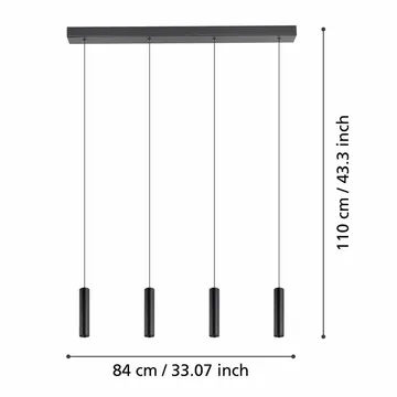 Taklampe Almudaina - 6 cm - Belysning - Innendørsbelysning & Lamper - Taklampe - Pendellamper & Hengelamper