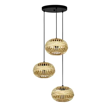 Taklampe Amsfield Rund med 3 Lamper - 48 cm - Belysning - Innendørsbelysning & Lamper - Taklampe - Pendellamper & Hengelamper