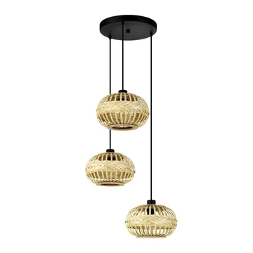 Taklampe Amsfield Rund med 3 Lamper - 48 cm - Belysning - Innendørsbelysning & Lamper - Taklampe - Pendellamper & Hengelamper