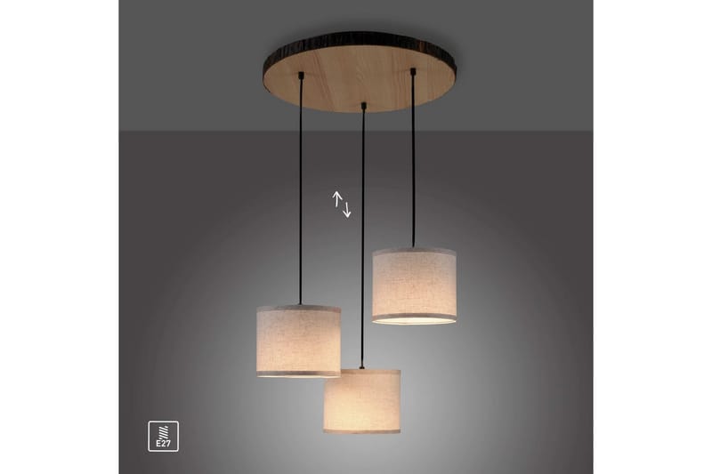 Taklampe Bark - 52x120x52 cm - Belysning - Innendørsbelysning & Lamper - Taklampe - Pendellamper & Hengelamper