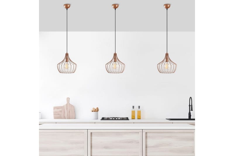 Taklampe Benro Kobber - Kobber - Belysning - Innendørsbelysning & Lamper - Taklampe - Pendellamper & Hengelamper