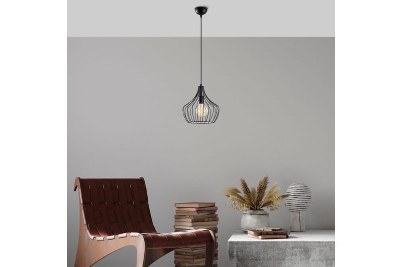 Taklampe Benro Svart - Svart - Belysning - Innendørsbelysning & Lamper - Taklampe - Pendellamper & Hengelamper