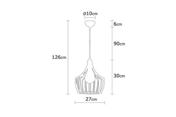 Taklampe Benro Svart - Svart - Belysning - Innendørsbelysning & Lamper - Taklampe - Pendellamper & Hengelamper