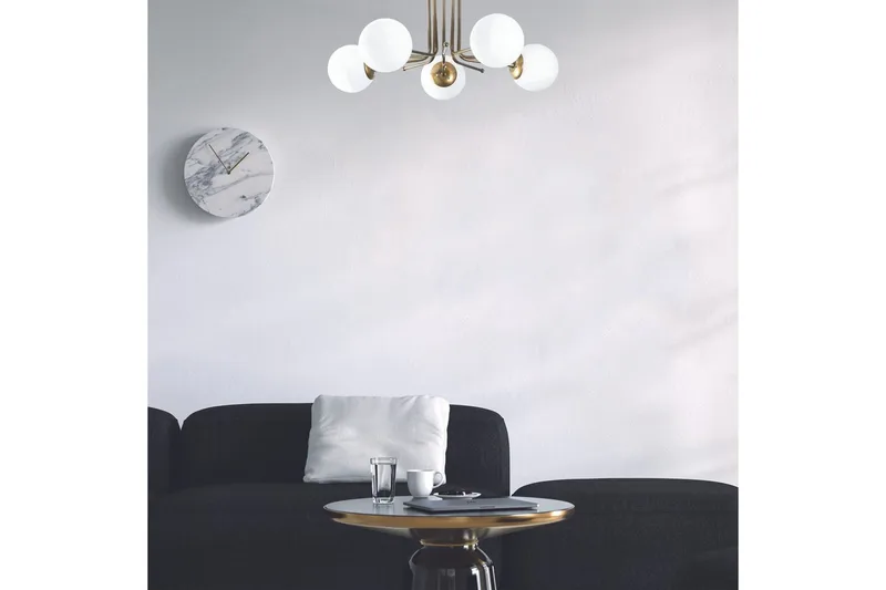 Taklampe Bhika Masafumie Fem Gull / Hvit - Gull/Hvit - Belysning - Innendørsbelysning & Lamper - Taklampe - Plafondlampe