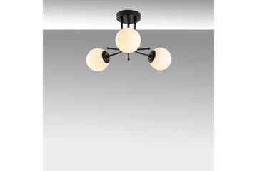Taklampe Bhika Svart - Svart - Belysning - Innendørsbelysning & Lamper - Taklampe - Plafondlampe