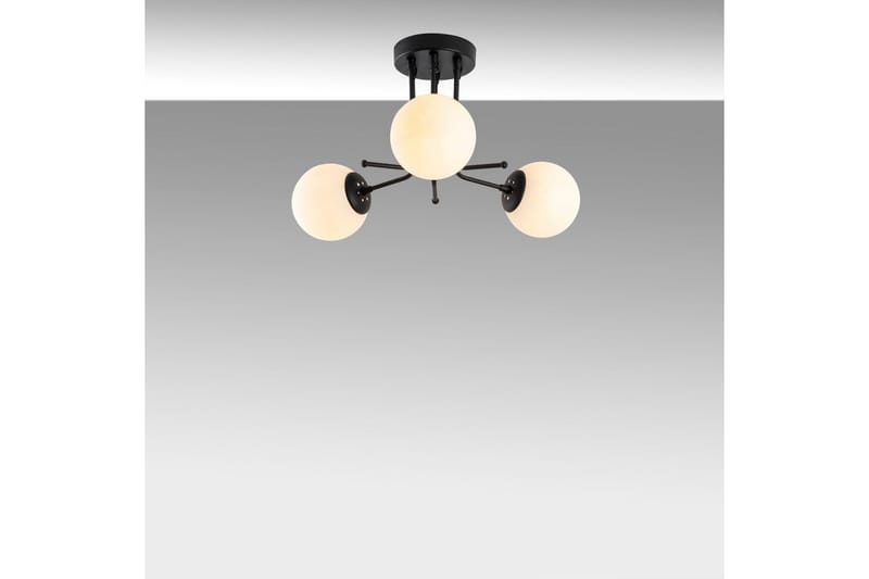 Taklampe Bhika Svart - Svart - Belysning - Innendørsbelysning & Lamper - Taklampe - Pendellamper & Hengelamper