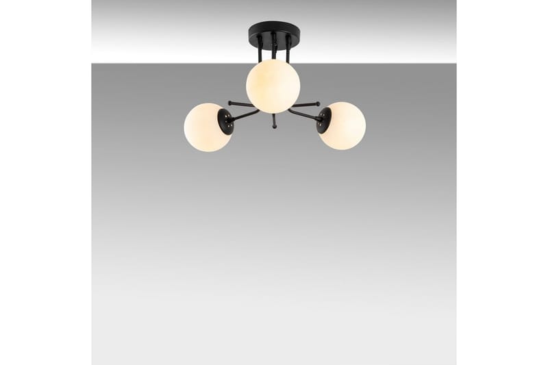 Taklampe Bhika Svart - Svart - Belysning - Innendørsbelysning & Lamper - Taklampe - Pendellamper & Hengelamper
