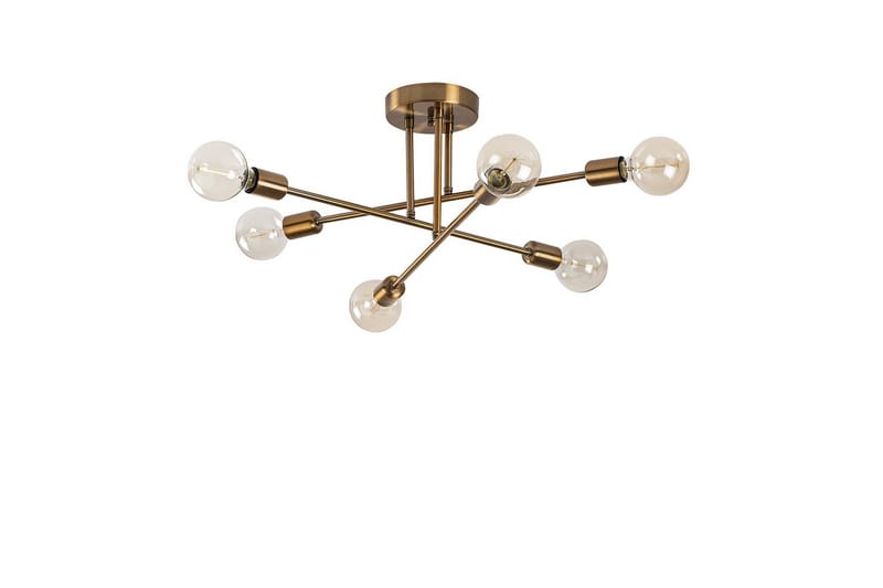 Taklampe Blomst Kobber - Gull - Belysning - Innendørsbelysning & Lamper - Taklampe - Plafondlampe