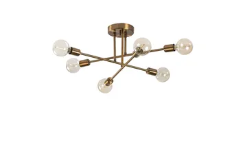 Taklampe Blomst Kobber - Gull - Belysning - Innendørsbelysning & Lamper - Taklampe - Plafondlampe