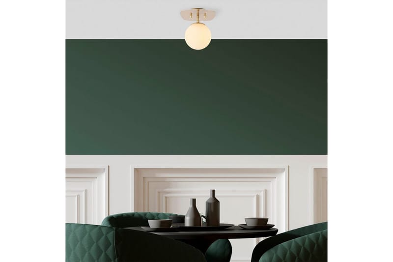 Taklampe Brønn (20 x 25 x 25 cm) Gull - Gull - Belysning - Innendørsbelysning & Lamper - Taklampe - Plafondlampe