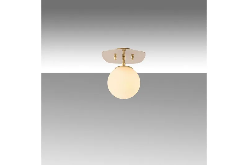 Taklampe Brønn (20 x 25 x 25 cm) Gull - Gull - Belysning - Innendørsbelysning & Lamper - Taklampe - Plafondlampe