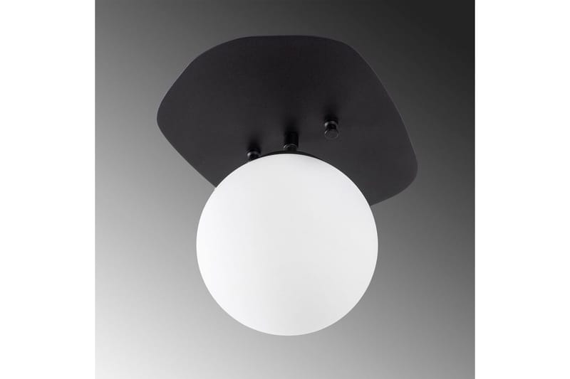 Taklampe Brønn (20 x 25 x 25 cm) Svart / Gul, Svart / Gul