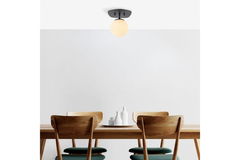 Taklampe Brønn (20 x 25 x 25 cm) Svart / Gul - Svart / Gul - Belysning - Innendørsbelysning & Lamper - Taklampe - Plafondlampe