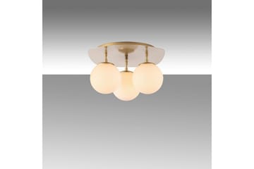 Taklampe Brønn Trippel Gull - Gull - Belysning - Innendørsbelysning & Lamper - Taklampe - Plafondlampe