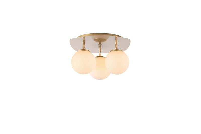 Taklampe Brønn Trippel Gull - Gull - Belysning - Innendørsbelysning & Lamper - Taklampe - Plafondlampe