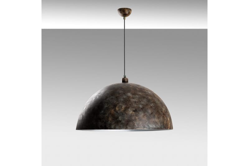 Taklampe Brena Enkelt Sokkel Antikvitet - Brun - Belysning - Innendørsbelysning & Lamper - Taklampe - Pendellamper & Hengelamper