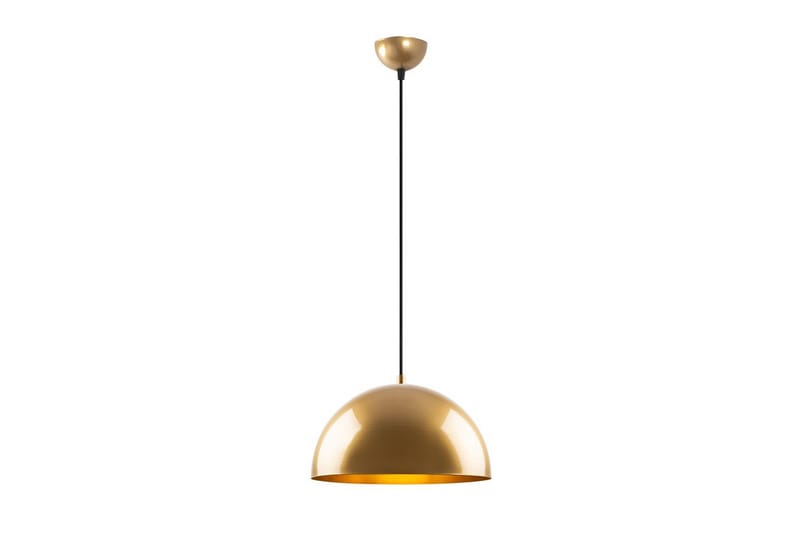 Taklampe Brena Gull Enkelt Sokkel - 30 x 30 x 111 cm - Belysning - Innendørsbelysning & Lamper - Taklampe - Pendellamper & Hengelamper