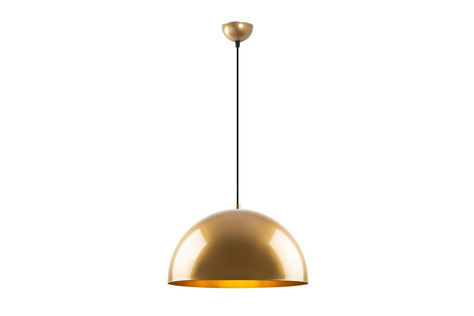 Taklampe Brena Gull Enkelt Sokkel - 40 x 40 x 116 cm