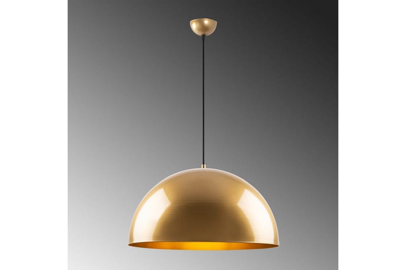 Taklampe Brena Gull Enkelt Sokkel - 50 x 50 x 121 cm - Belysning - Innendørsbelysning & Lamper - Taklampe - Pendellamper & Hengelamper