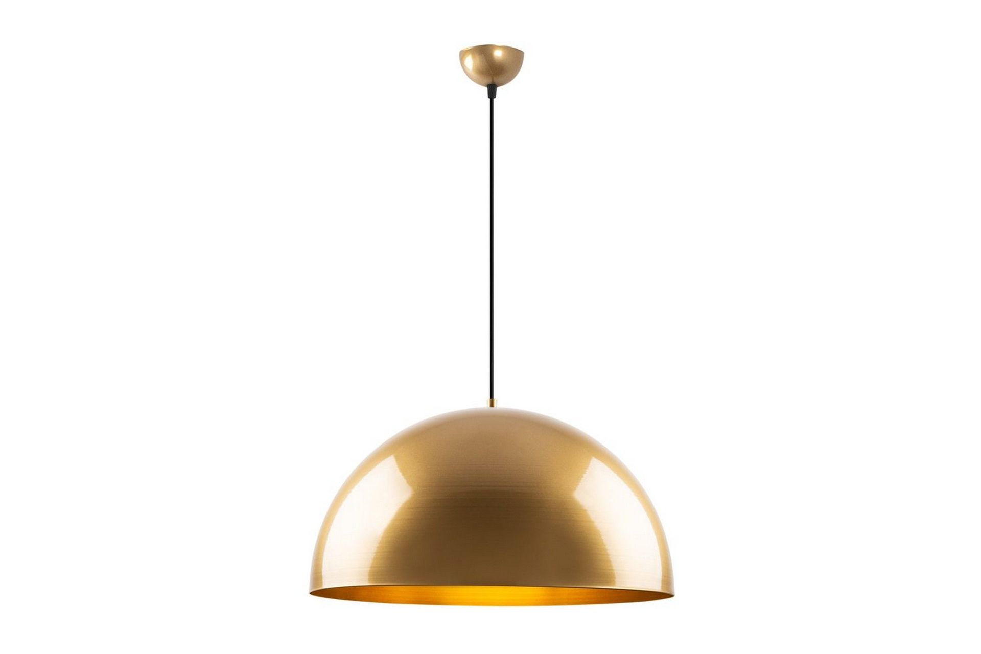 Taklampe Brena Gull Enkelt Sokkel - 50 x 50 x 121 cm