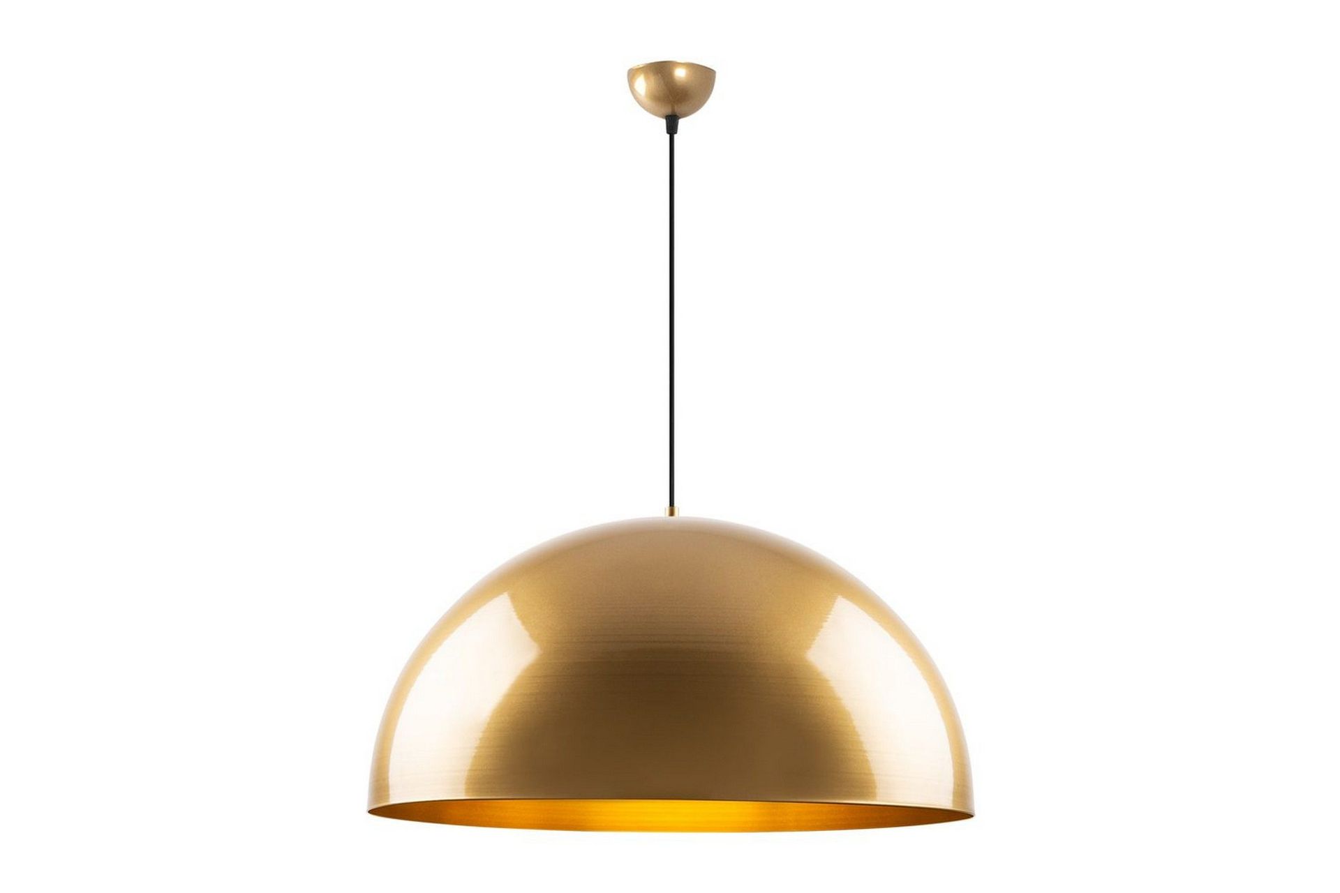 Taklampe Brena Gull Enkelt Sokkel - 60 x 60 x 126 cm