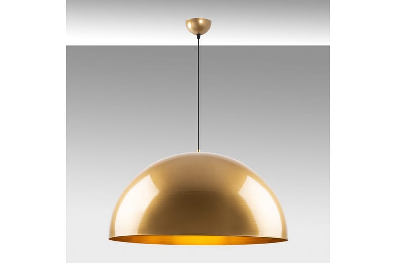 Taklampe Brena Gull Enkelt Sokkel - 60 x 60 x 126 cm - Belysning - Innendørsbelysning & Lamper - Taklampe - Pendellamper & Hengelamper