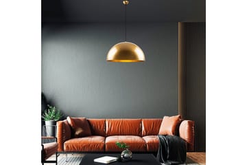 Taklampe Brena Gull Enkelt Sokkel - 60 x 60 x 126 cm - Belysning - Innendørsbelysning & Lamper - Taklampe - Pendellamper & Hengelamper