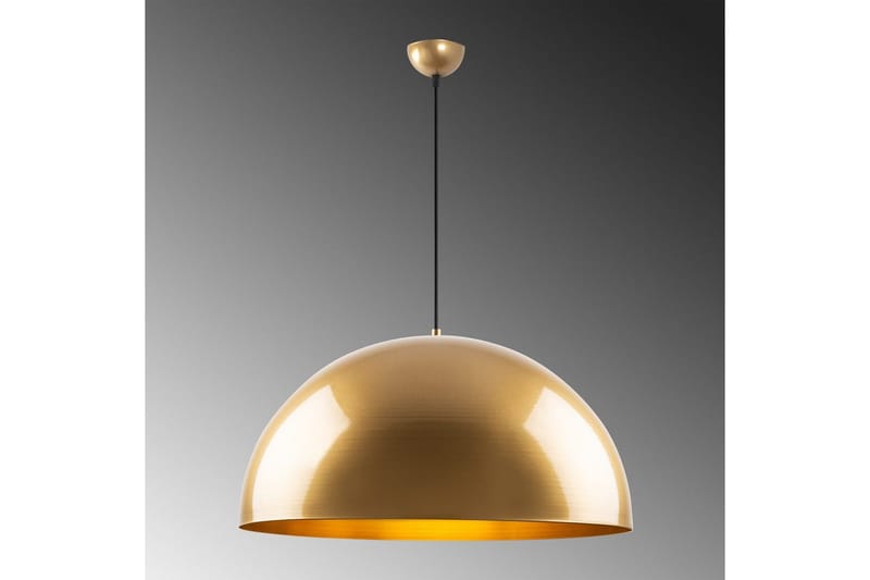 Taklampe Brena Gull Enkelt Sokkel - 60 x 60 x 126 cm - Belysning - Innendørsbelysning & Lamper - Taklampe - Pendellamper & Hengelamper