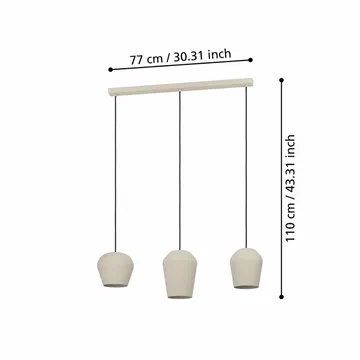 Taklampe Cambaito - 19,5 cm - Belysning - Innendørsbelysning & Lamper - Taklampe - Pendellamper & Hengelamper