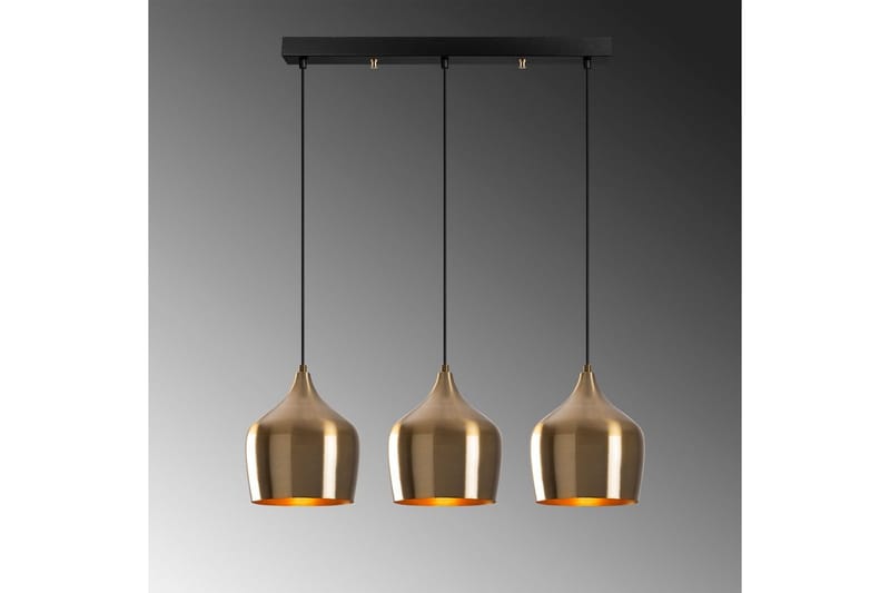 Taklampe Chichela tre vintage - Gull - Belysning - Innendørsbelysning & Lamper - Taklampe - Pendellamper & Hengelamper