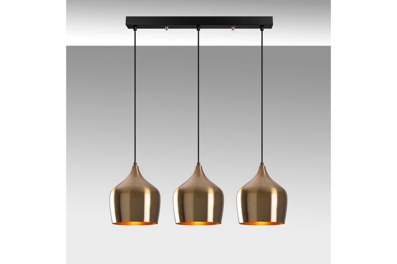 Taklampe Chichela tre vintage - Gull - Belysning - Innendørsbelysning & Lamper - Taklampe - Pendellamper & Hengelamper