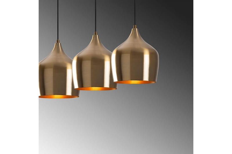 Taklampe Chichela tre vintage - Gull - Belysning - Innendørsbelysning & Lamper - Taklampe - Pendellamper & Hengelamper