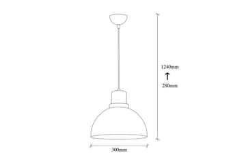 Taklampe Chichelai Single Svart - Svart - Belysning - Innendørsbelysning & Lamper - Taklampe - Pendellamper & Hengelamper