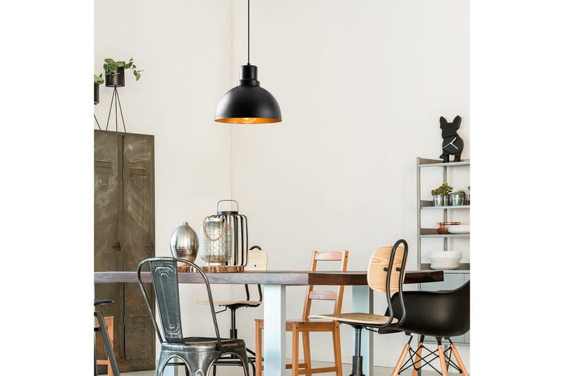 Taklampe Chichelai Single Svart - Svart - Belysning - Innendørsbelysning & Lamper - Taklampe - Pendellamper & Hengelamper