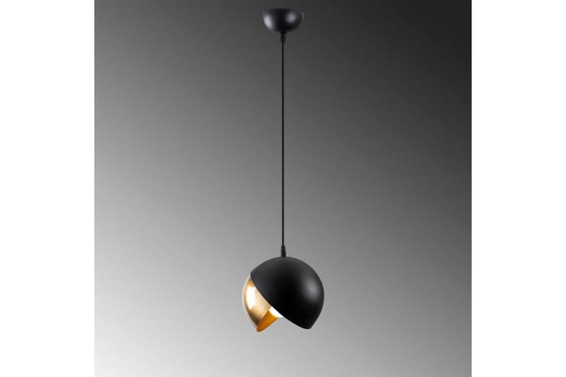Taklampe Dalenor Svart / Gull Enkeltkontakt - Enkeltkontakt - Belysning - Innendørsbelysning & Lamper - Taklampe - Pendellamper & Hengelamper