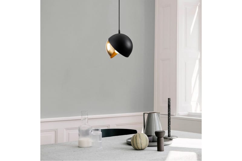 Taklampe Dalenor Svart / Gull Enkeltkontakt - Enkeltkontakt - Belysning - Innendørsbelysning & Lamper - Taklampe - Pendellamper & Hengelamper