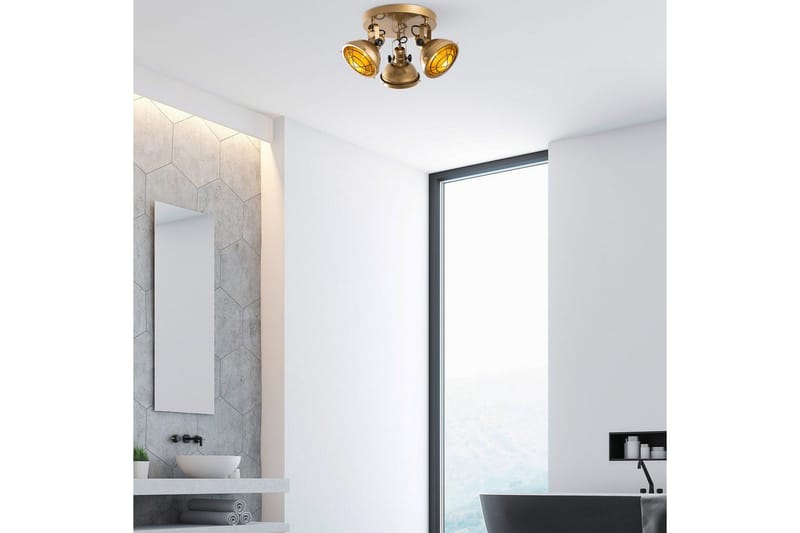 Taklampe Desten Gull - Gull - Belysning - Innendørsbelysning & Lamper - Taklampe - Plafondlampe