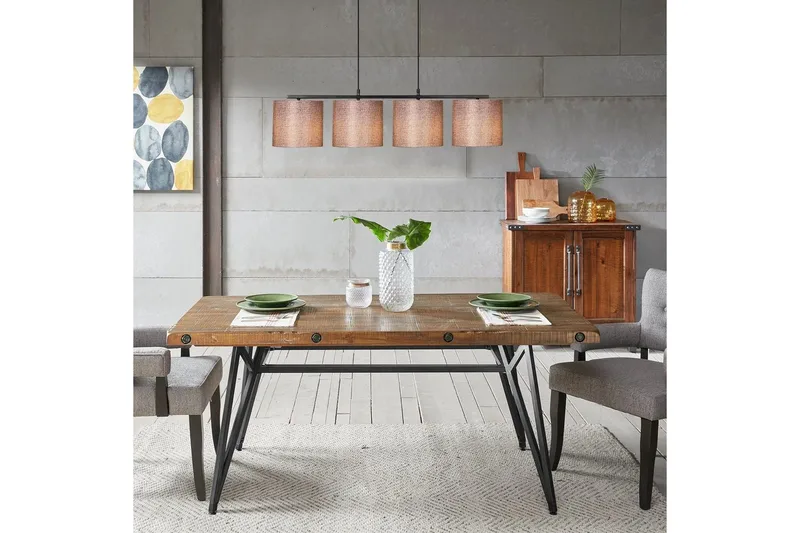 Taklampe Donria Svart / Brun - Brun/Svart - Belysning - Innendørsbelysning & Lamper - Taklampe - Pendellamper & Hengelamper