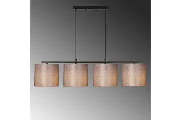 Taklampe Donria Svart / Brun - Brun/Svart - Belysning - Innendørsbelysning & Lamper - Taklampe - Pendellamper & Hengelamper