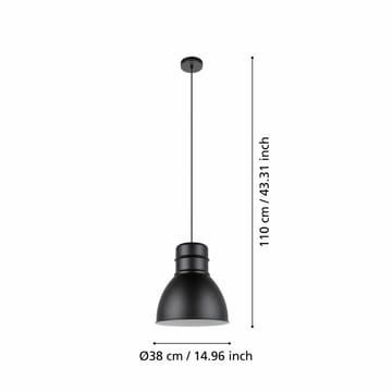 Taklampe Ebury - Svart/Hvit - Belysning - Innendørsbelysning & Lamper - Taklampe - Pendellamper & Hengelamper