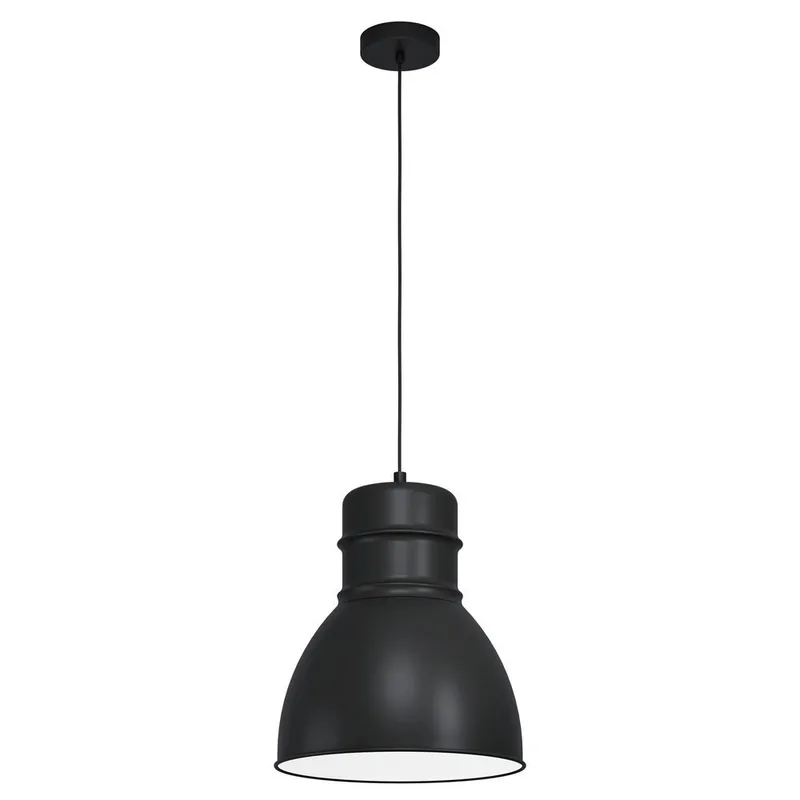 Taklampe Ebury, Svart/Hvit