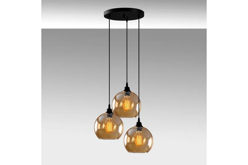 Taklampe Elanorstead Tre Gull / Svart - Gull/Svart - Belysning - Innendørsbelysning & Lamper - Taklampe - Pendellamper & Hengelamper