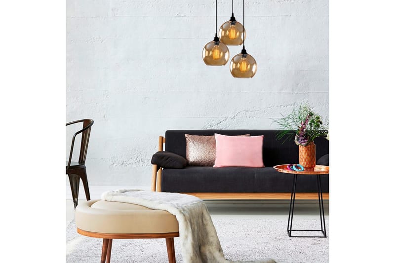 Taklampe Elanorstead Tre Gull / Svart - Gull/Svart - Belysning - Innendørsbelysning & Lamper - Taklampe - Pendellamper & Hengelamper