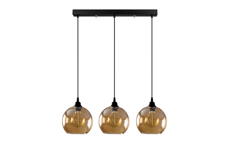 Taklampe Elanorstead Tre Gull / Svart Horisontal - Gull/Svart - Belysning - Innendørsbelysning & Lamper - Taklampe - Pendellamper & Hengelamper