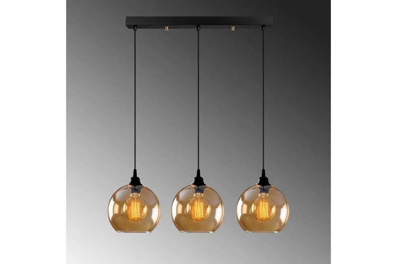 Taklampe Elanorstead Tre Gull / Svart Horisontal - Gull/Svart - Belysning - Innendørsbelysning & Lamper - Taklampe - Pendellamper & Hengelamper