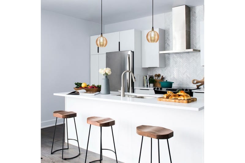 Taklampe Elra Gul / Vintage - Gul / Vintage - Belysning - Innendørsbelysning & Lamper - Taklampe - Pendellamper & Hengelamper