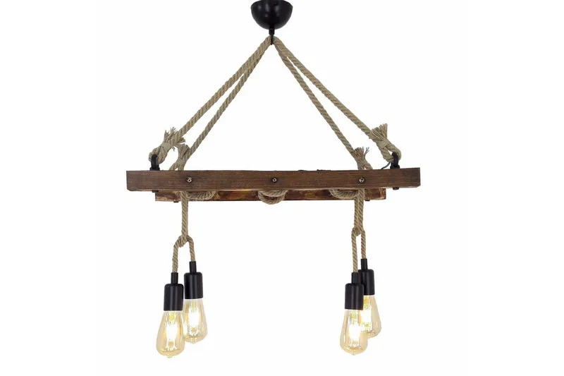 Taklampe Eluna Valnøtt - Brun - Belysning - Innendørsbelysning & Lamper - Taklampe - Pendellamper & Hengelamper